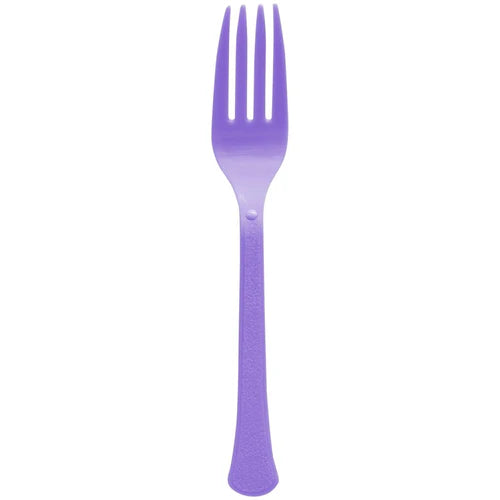Party Makers - Reusable Plastic Fork 18pc Baby Blue