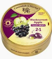 Cavendish & Harvey - Blackcurrant & Apple Filled Drops 175g