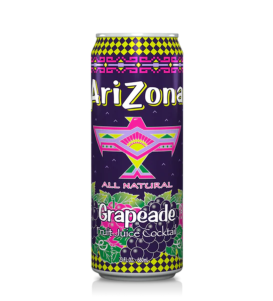 Arizona - Grapeade Fruit Juice Cocktail 680ml x 24 Pack