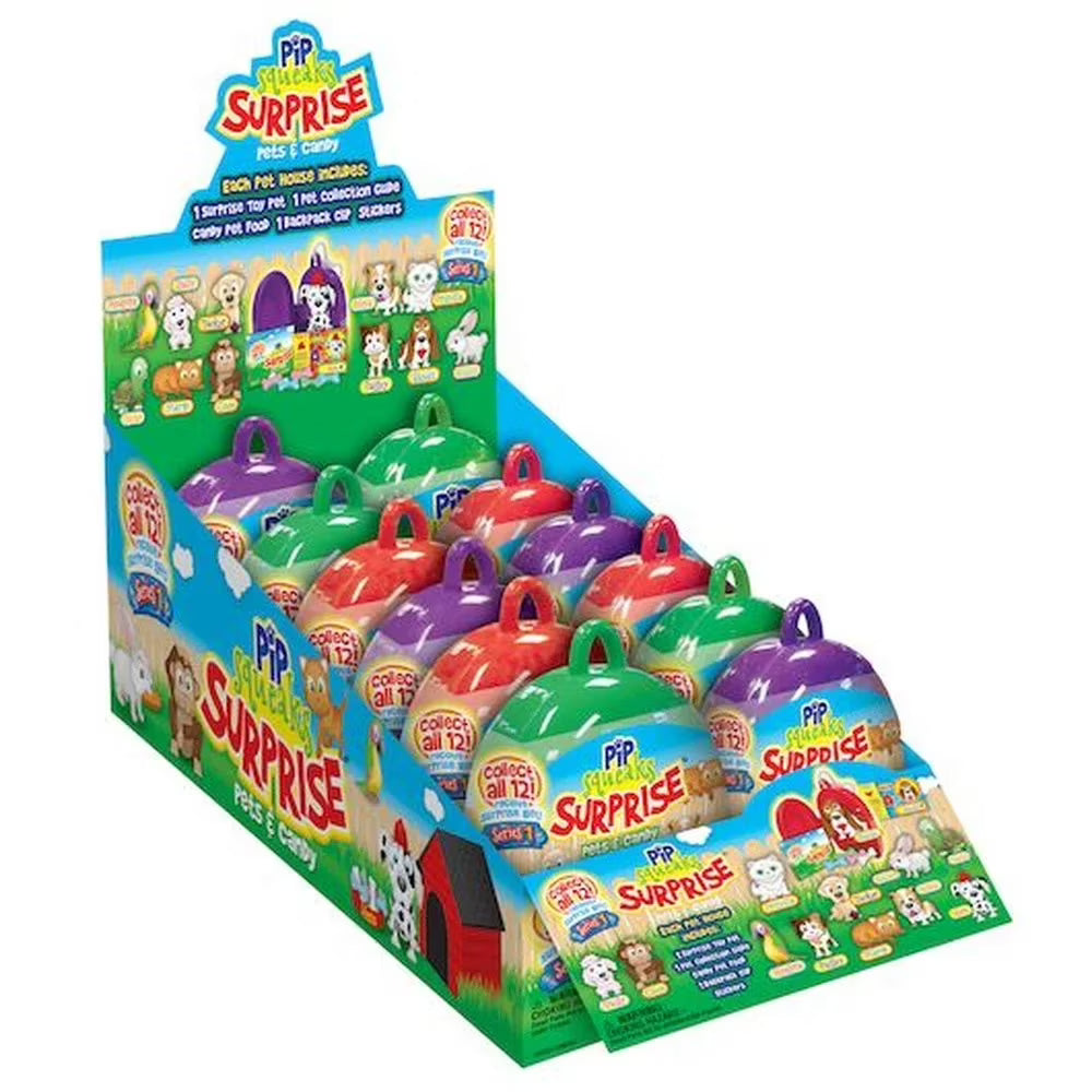 Pip Squeaks Surprise Collectible Pet Egg 113g * 12 Pack