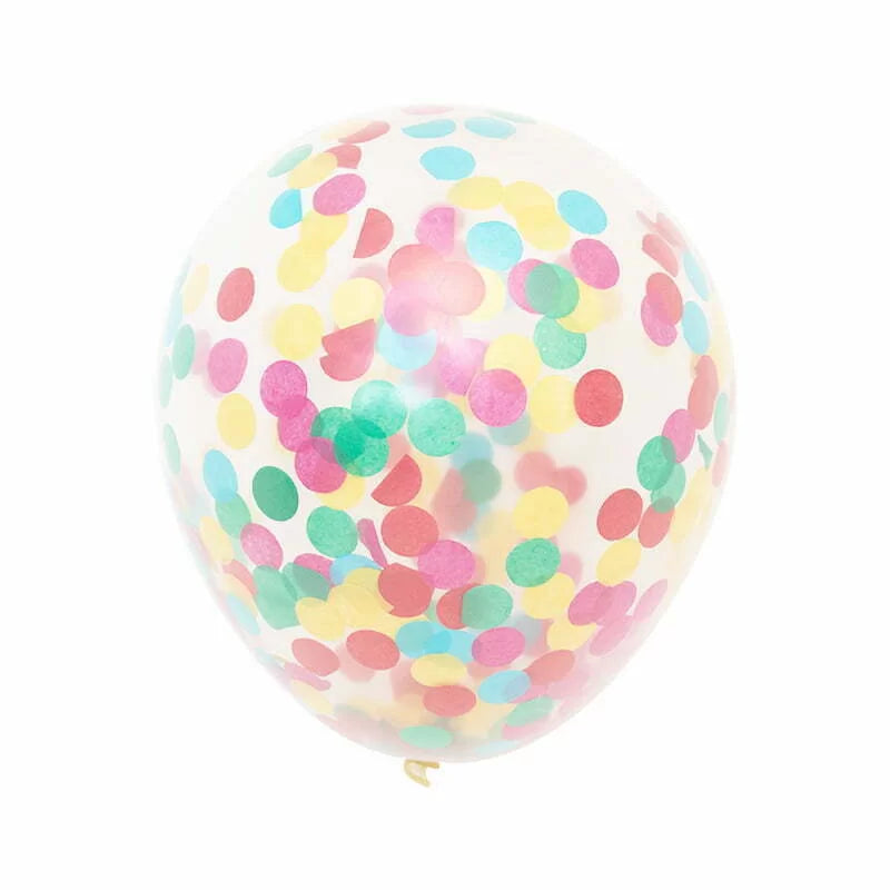 Party Makers Multicolor Confetti Balloons 5x