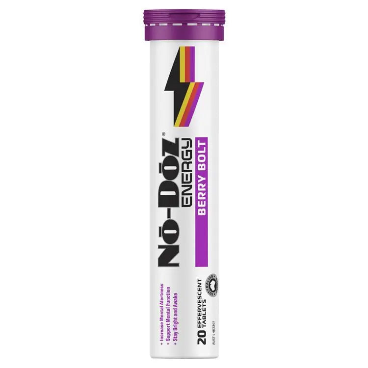 No-Doz Energy Berry Bolt 20 Effervescent Tablets