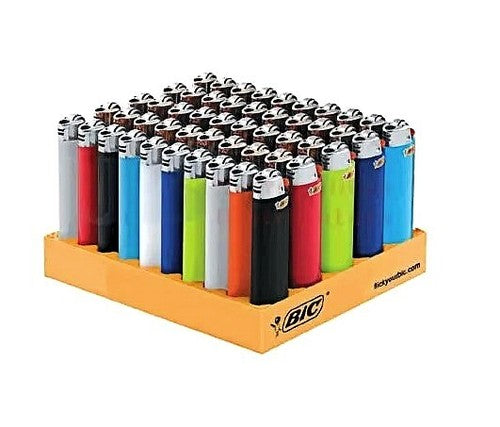 Bic Slim Lighter Assorted Design 50 Pack