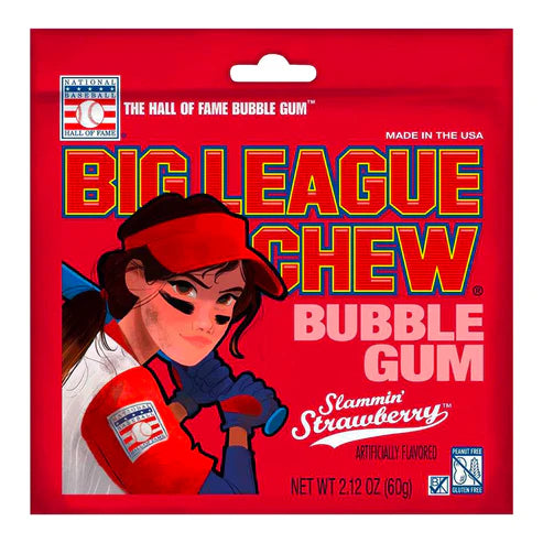 BIG LEAGUE CHEW STRAWBERRY 12
