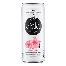 Vida Original Sakura Sparkling Drink 325ml * 24 Pack