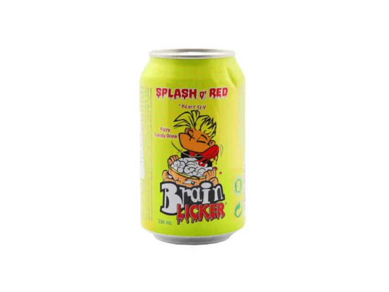 Brain Licker - Splash Red Soda Can 330ml x 12