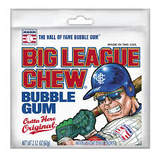 Big League Chew Original Bubblegum Gum Pouch Tub 240 Pieces