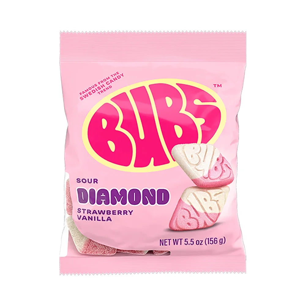 BUBS Strawberry & Vanilla Bag 156g * 8 Pack