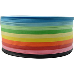 Rainbow Premium Matt Paper Circles 80gsm Double Sided 120mm 500 Sheets Per PVC Box Assorted