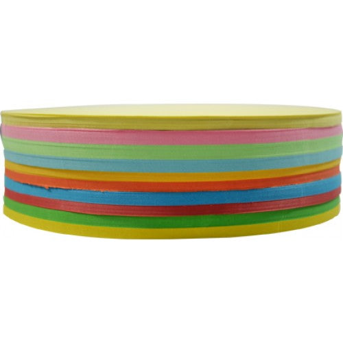 Rainbow Premium Matt Paper Kinder Circles 80GSM Double Sided 180mm 500 Sheets Per PVC Box Assorted