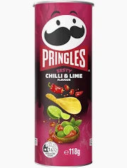 Pringles Chile Lime Potato Chips 156g x 14 Pack