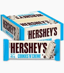 Hershey's Cookies N Cream Candy Bar 40g * 24 Pack