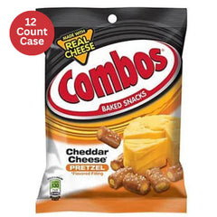 Combos Cheddar Cheese Baked Pretzel 178g * 12 Pack