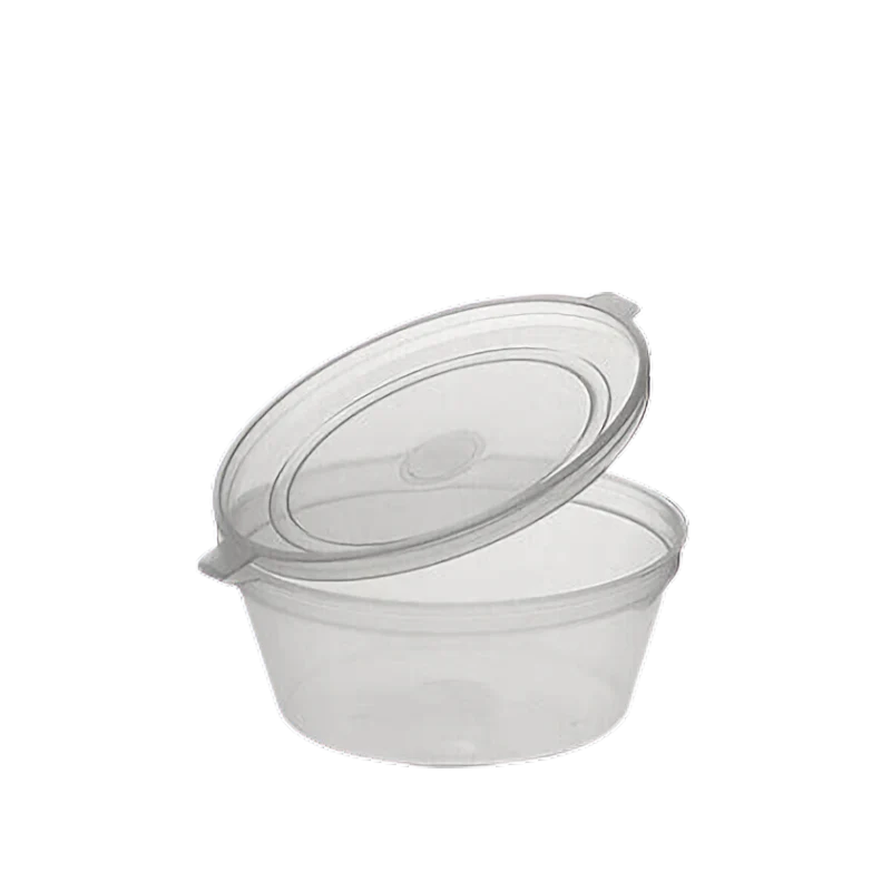 Benxon Clear Sauce Container Hinged Lid 50Cc 100pcs