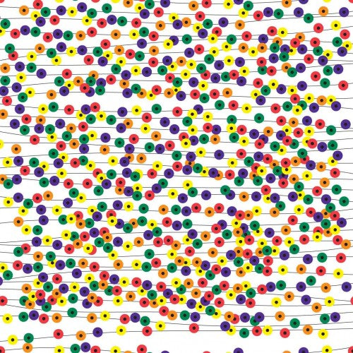 Rainbow Club Roll Prints 80GSM 38mm Core 500mm X 60m Records Rainbow