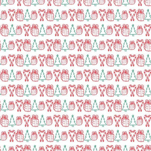 Rainbow Club Roll Christmas Gifts Printed 500mm x 60m