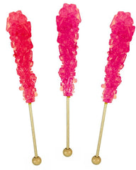 Crystal Candy Sticks Cherry 16 Pack