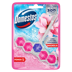 DOMESTOS 50g TOILET CLEANER CAGE POWER 5 MAGNOLIA