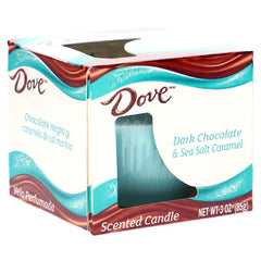 Dove Dark Chocolate & Sea Salt Caramel Scented Candle 12 Pack