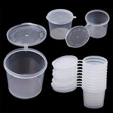 Awesome - Round Plastic Container 50pcs