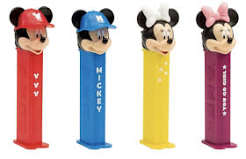 Pez Candy Dispensers - Team Micky Minni 17g * 6 Pack