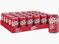 Dr Pepper - Made with Cane Sugar Soda Pop 355ml x 24 Pack