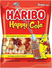 Haribo Fizzy Cola Bag 142g * 12 Pack