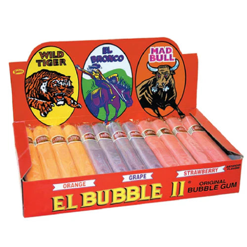 El Bubble Bubble Gum Cigars Orange Grape Strawberry 19g * 36 pieces