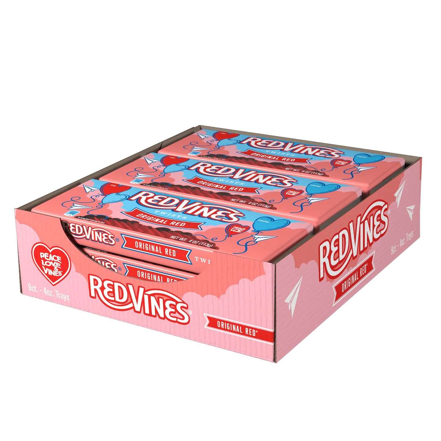 Redvines Original Red Twists Valentine Special 113G * 9 Pack