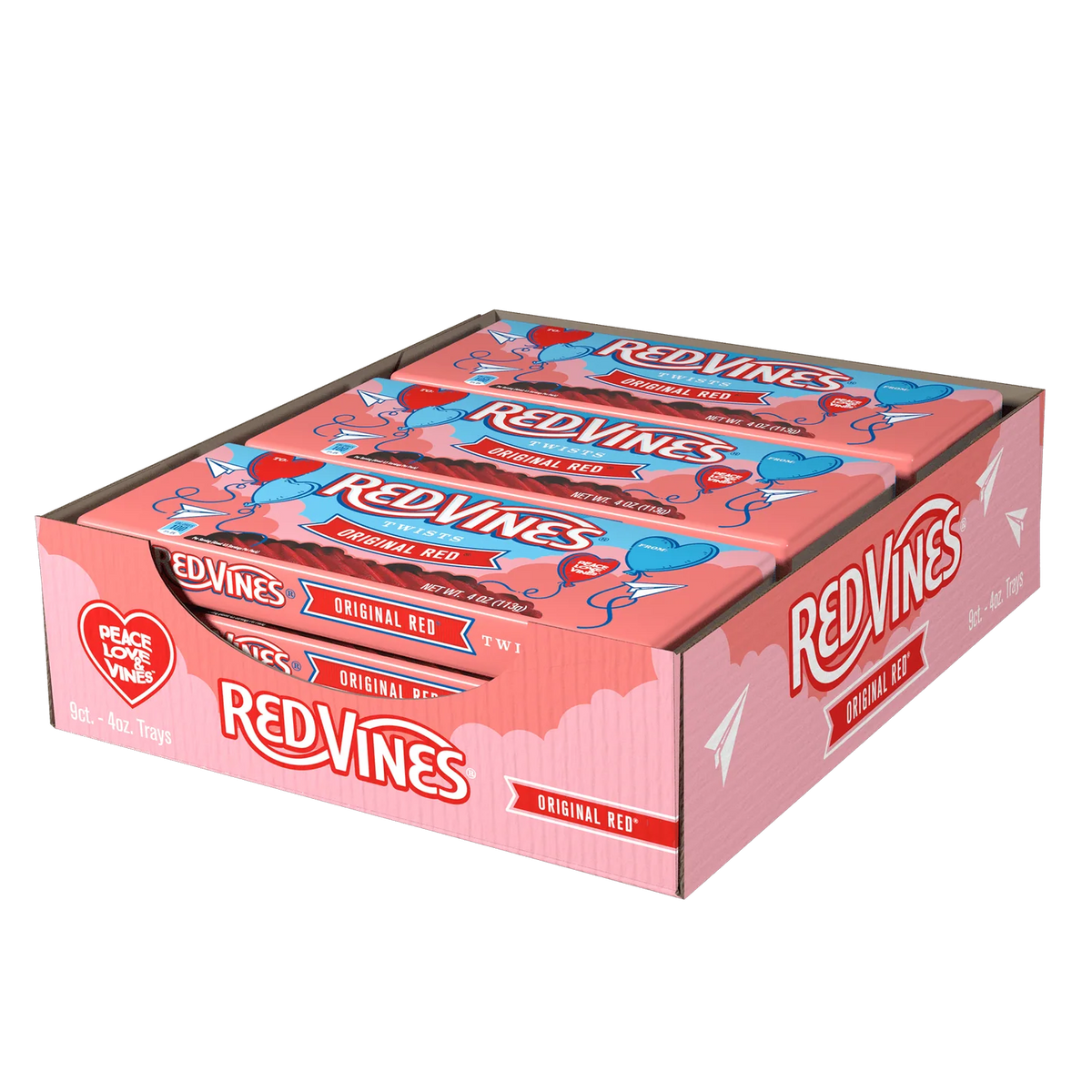 Redvines Original Red Twists Valentine Special 113G * 9 Pack