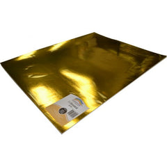 Rainbow Foil Board 270gsm 510mm X 630mm 20 Sheets Gold
