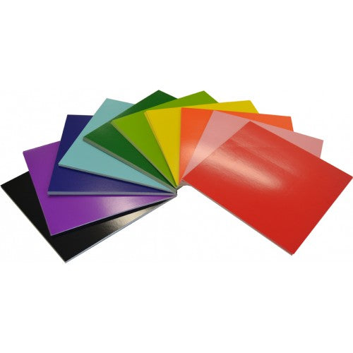 Rainbow Coloured Square Card 300gsm 203mm Square 203mm 100 Sheets Assorted.