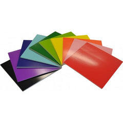Rainbow Coloured Square Card 300gsm 203mm Square 203mm 100 Sheets Assorted.