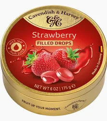Cavendish & Harvey - Strawberry Filled Drops 175g