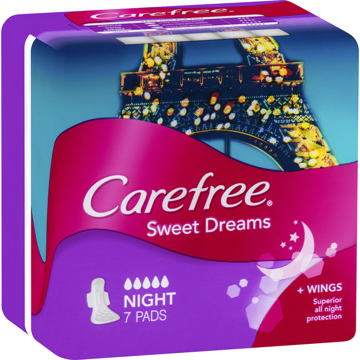 Carefree Sweet Dream Night 7 Pads + Wings