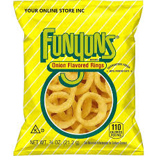 Funyun Original Flavored Onion Flavored Rings 161g * 8 Pack