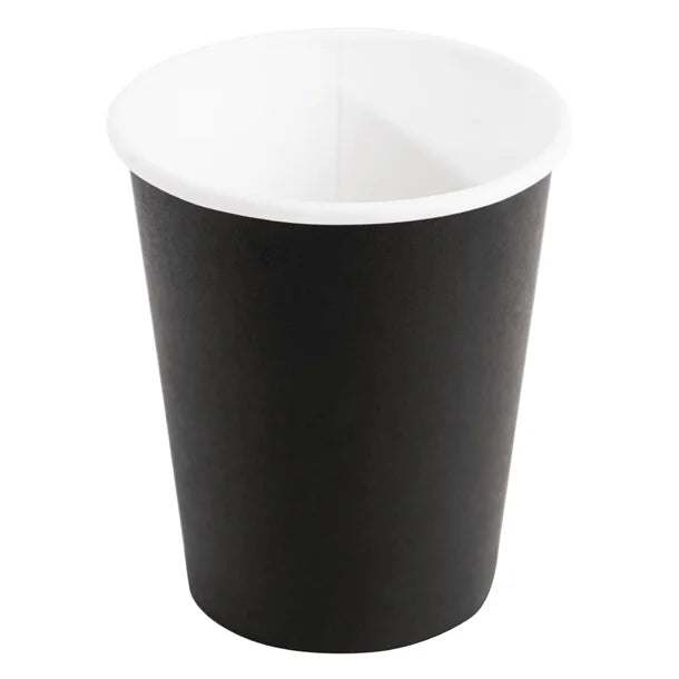 Zoobibi Black And White Paper Cups 250ml 8pk