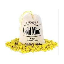 Espeez Gold Mine Nugget Bubble Gum 56g * 24 Pack