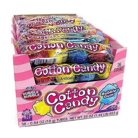 Dubble Bubble Cotton Candy Gumball 18g * 36 Pack