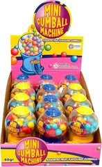 Mini Gumball Machine Dispensers 40g * 12 Pack