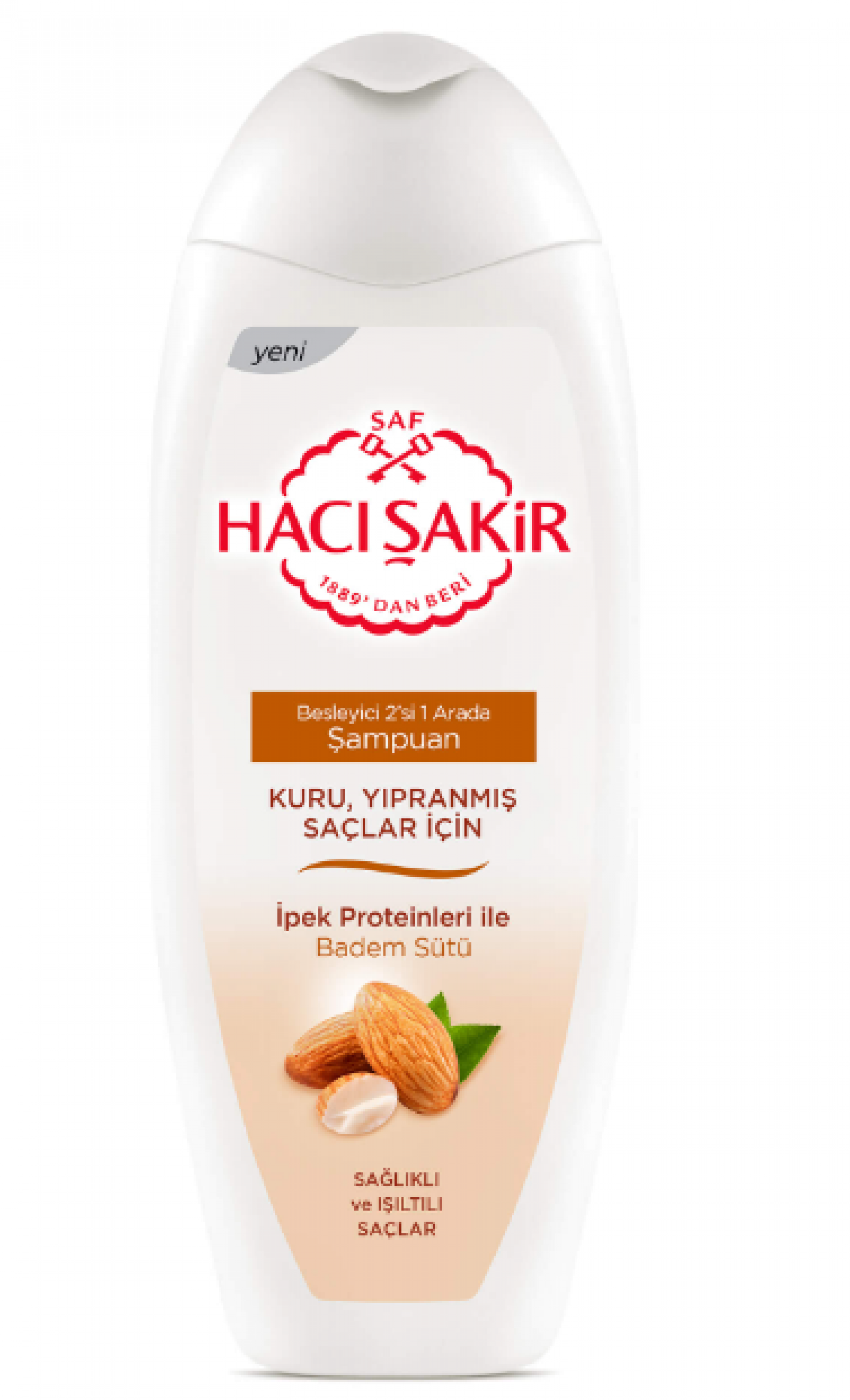Hacisakir - Shampoo - Almond - 500ml