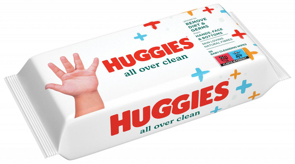 Huggies All Over Clean Baby Wipes 56's