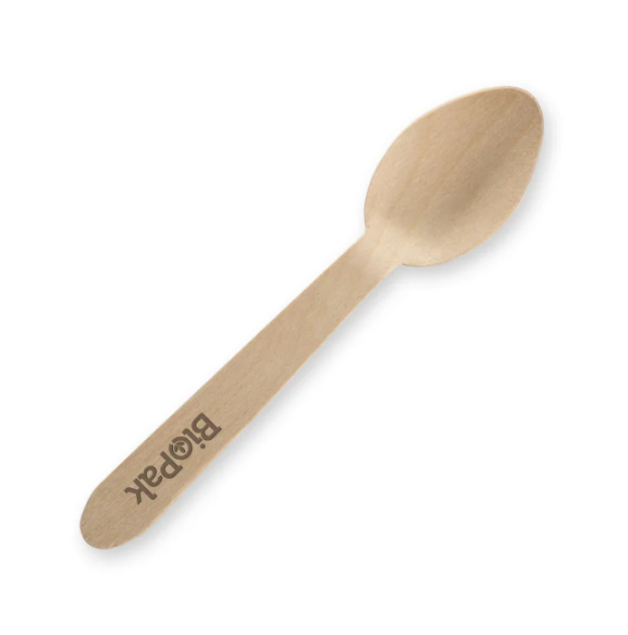 Biopak Wooden Teaspoon 2000pcs