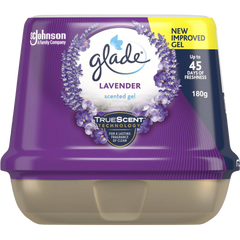 GLADE 180g AIR FRESHENER SCENTED GEL LAVENDER