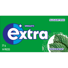 Wrigley's - Extra - SPEARMINT Chewing Gum 27g x 14 pcs