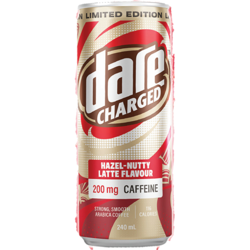 Dare Charged Hazel-Nutty Latte 250ml x12