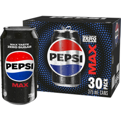 Pepsi Max Can 375ml x 30