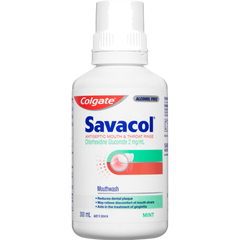Colgate - Savacol Mouthwash - Antiseptic & Throat Rinse - 300ml