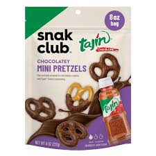 Snak Club Chocolate Mini Pretzel Bag 57g * 12 Pack
