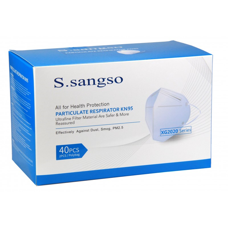 S.sangso Face Mask KN95 Earloop 40pcs Past Exp